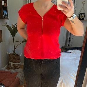 Express Zipper blouse